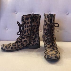 Steve Madden Cheetah Troopa Booties